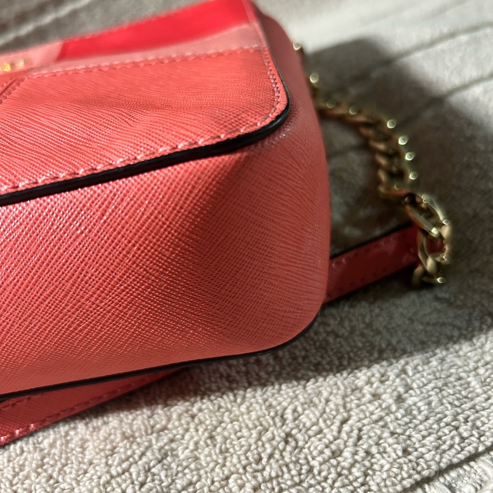 Michael Kors Pink Leather Patchwork Grapefruit Cr… - image 5